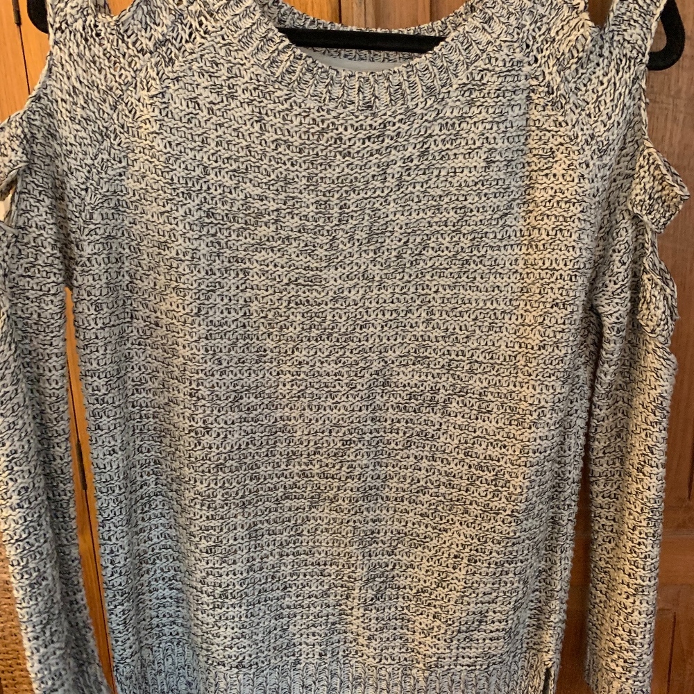 Black & White Knit Sweater